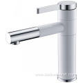 Hotel basin faucet with handle
